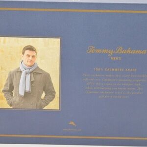 Tommy Bahamas cashmere scarf charcoal grey